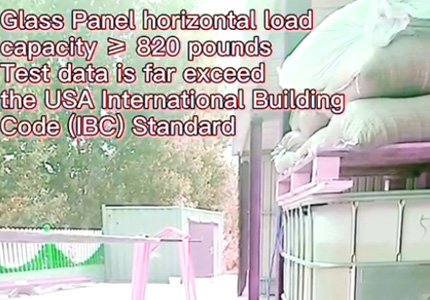 GLASS HORIZONTAL LOAD CAPACITY