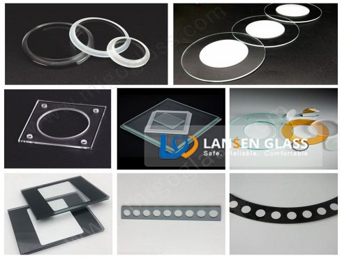 SILK SCREEN PRINTING GLASS FOR LED LIGHT